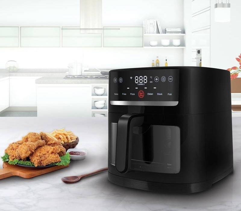 Fritéza horkovzdušná Rohnson R-2834 SmartChef XL Wi-Fi 8 l černá