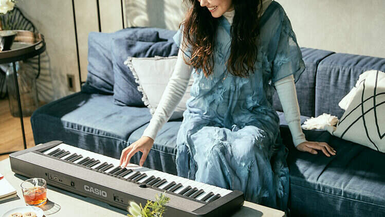 Elektronické klávesy Casio CT S1 RD červená