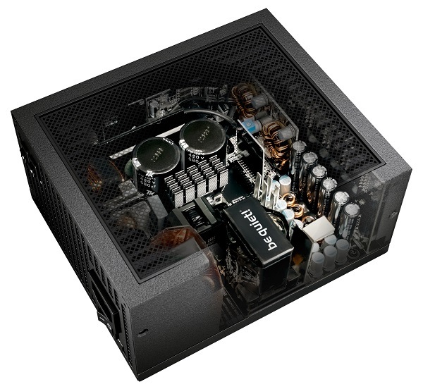 Zdroj be quiet! Dark Power 14 1000W v detailu dovnitř zdroje