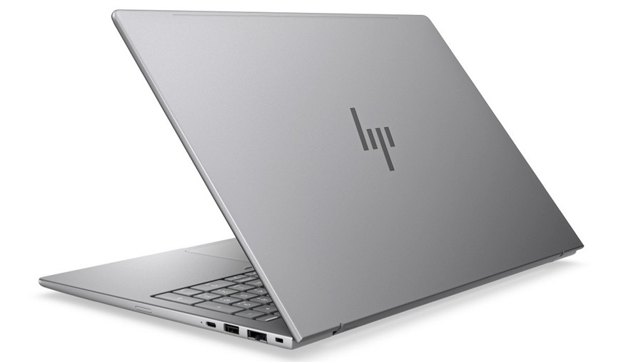 Notebook HP ZBook 8 G2a 16" stříbrný Detail obrázku notebooku.