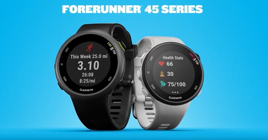 Chytré hodinky Garmin Forerunner 45 Optic černé Garmin Forerunner 45