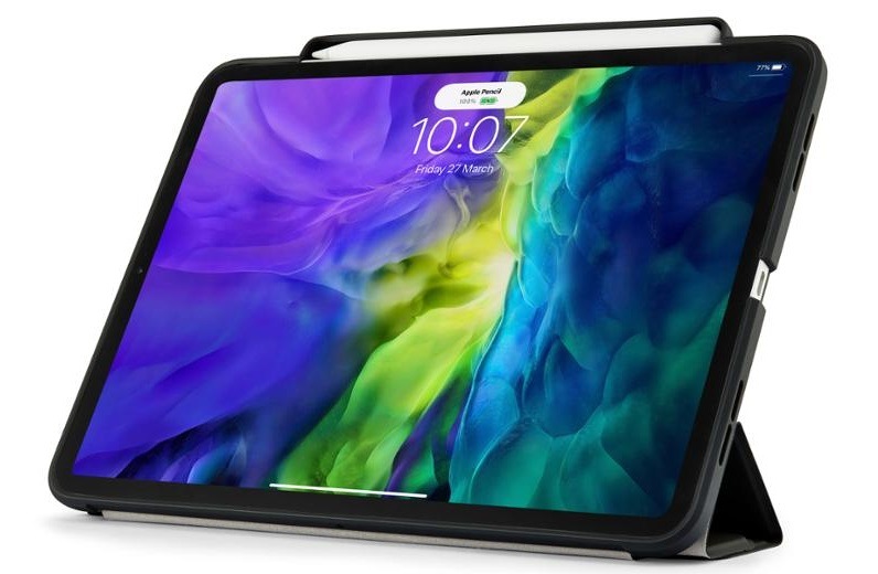 Pouzdro na tablet Pipetto Origami Pencil na Apple iPad Air 10.9" (2020) černé