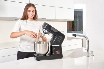 Kuchyňský robot Black+Decker BXKM1000E černý Kuchyňský robot Black+Decker BXKM1000E černý