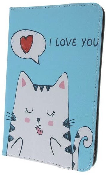 Pouzdro na tablet flipové GreenGo Kitty 1 na tablet 9-10"