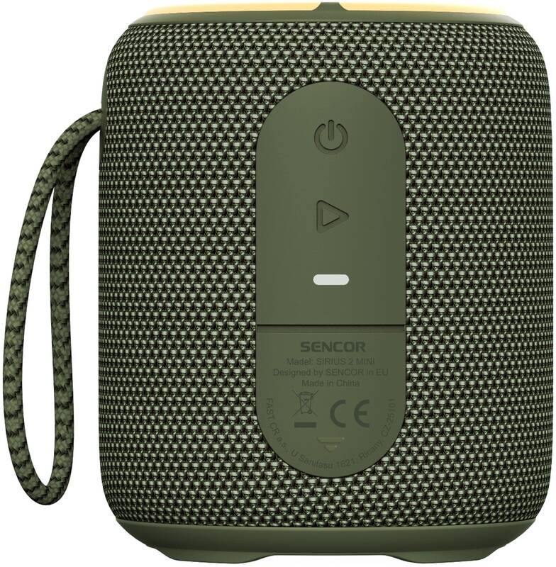 Přenosný reproduktor Sencor SIRIUS 2 MINI zelený Přenosný reproduktor Sencor SIRIUS 2 MINI zelený