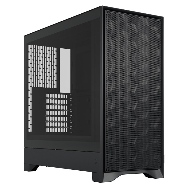 PC skříň FRACTAL DESIGN Pop 2 Air TG, černá barva.