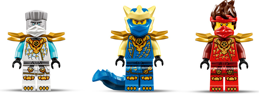 Šest minifigurek včetně Kaie, Zanea, Jaye a Euphrasie rozehraje dobrodružství proti kyselinové příšeře a loajalistovi.