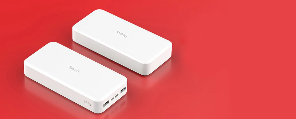 Powerbanka Xiaomi Redmi 18W Fast Charge 20000mAh, USB-C bílá Powerbanka Xiaomi Redmi 18W Fast Charge 20000mAh, USB-C bílá