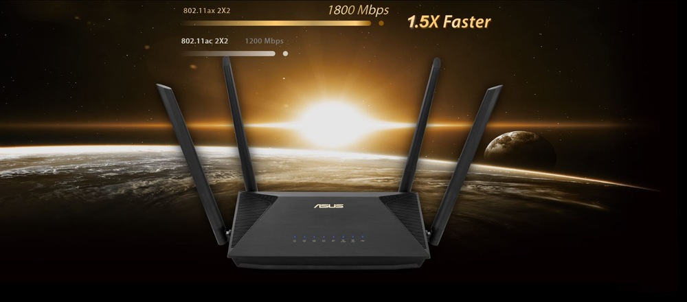 Router Asus RT-AX1800U černý Asus RT-AX1800U