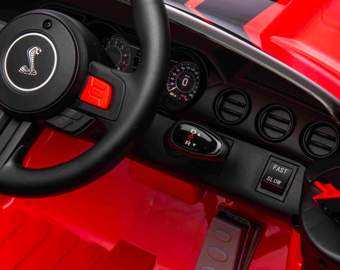 Elektrické auto Beneo Ford Shelby Mustang GT 500 Cobra, červené