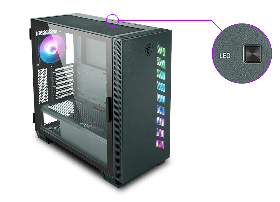 Case MSI MAG VAMPIRIC 300R černá