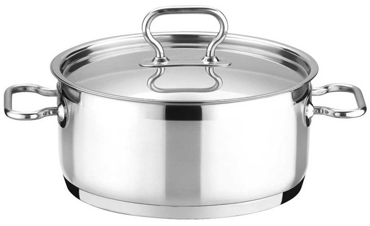 Kastrol s poklicí Tescoma HOME PROFI 24 cm, 5,0 l nerez