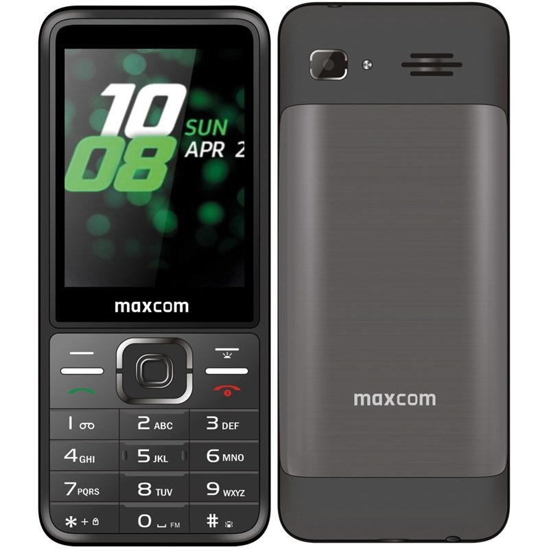 Mobilní telefon MaxCom Classic MM244 SE šedý