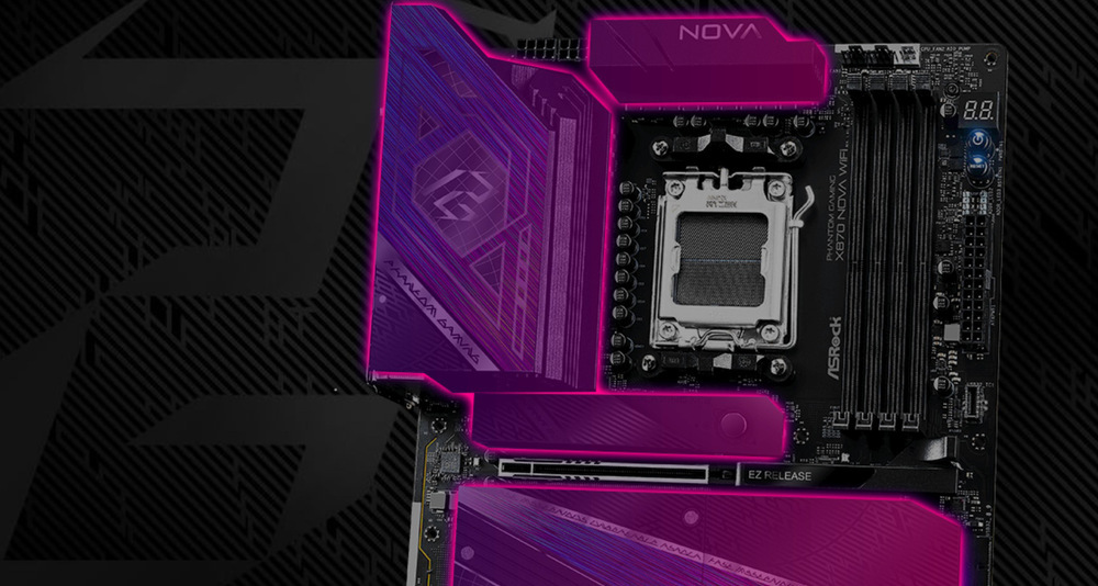 Základní deska ASRock X870 NOVA WIFI černá Základní deska ASRock X870 NOVA WIFI přináší inteligentní chlazení