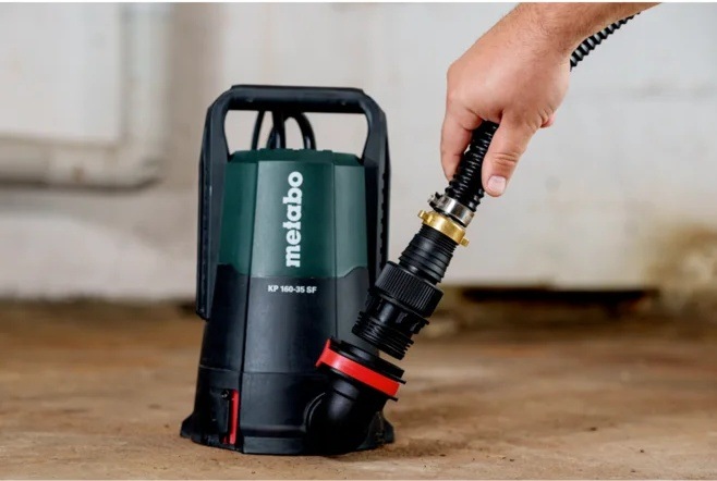 Ponorné čerpadlo Metabo KP 160-35 SF Jednoduché připojení hadice k ponornému čerpadlu Metabo