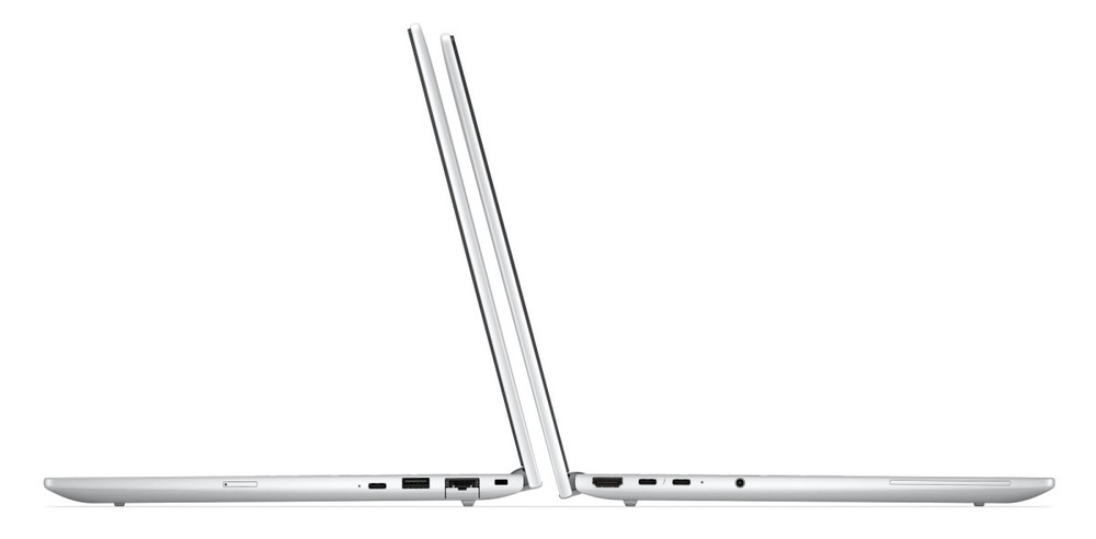 Notebook HP Elitebook 8 G2a 14 otevřený z obou profilů