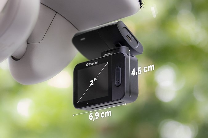 Autokamera TrueCam M5 GPS Wi-Fi (s hlášením radarů) černá