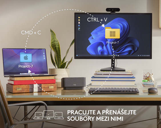 Myš Logitech MX Anywhere 3S šedá Myš Logitech MX Anywhere 3S šedá