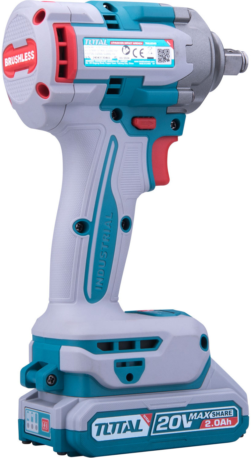Utahovák rázový Total tools TIWLI2040 (s baterií)