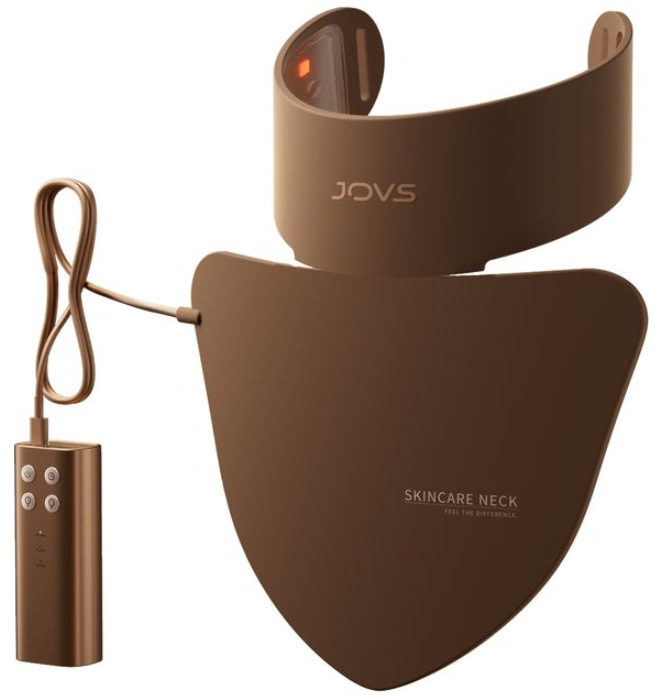 LED maska JOVS JNL1, hnědá barva