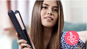 Žehlička na vlasy Philips BHS378/00 černá Keratinové destičky