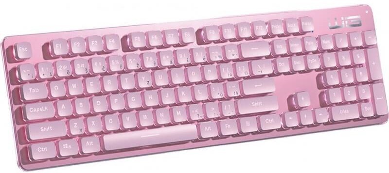 Klávesnice WG Low Profile, CZ/SK růžová