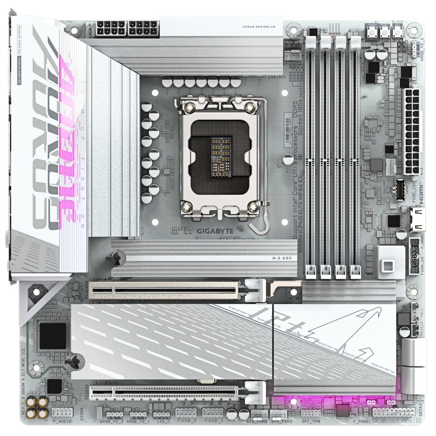 Základní deska GIGABYTE B860M AORUS ELITE WIFI6E ICE Základní deska GIGABYTE B860M AORUS ELITE WIFI6E ICE
