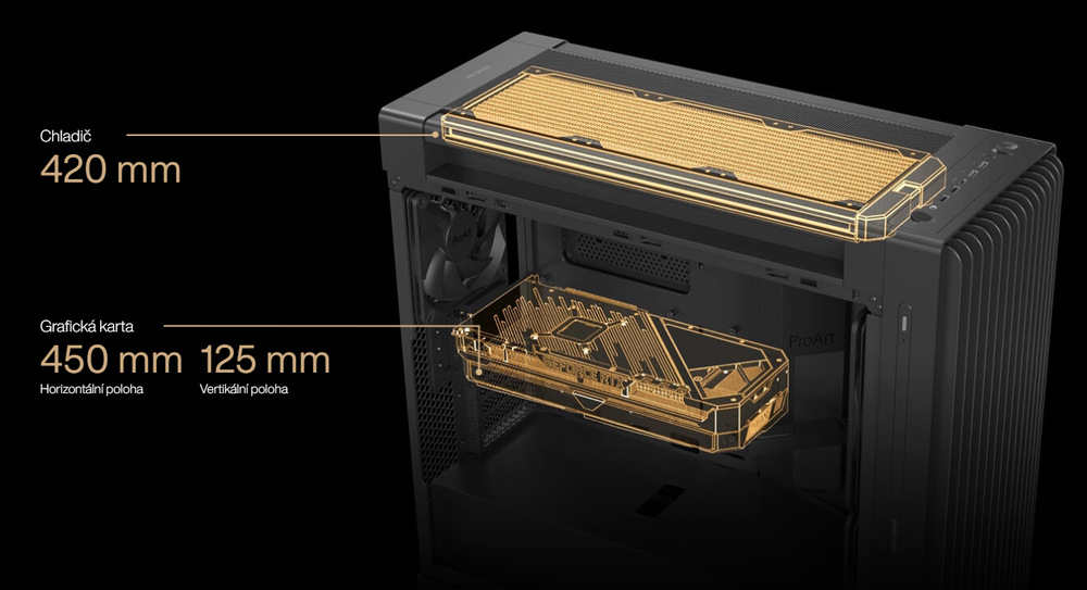 Case Asus ProArt PA602 černá