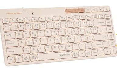 Klávesnice A4Tech FStyler FBK26C AS, CZ krémová Klávesnice A4Tech FStyler FBK26C AS, CZ krémová
