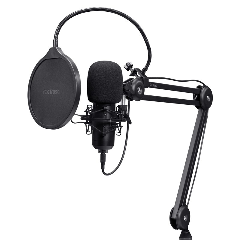 Mikrofon Trust GXT270 Emita II, USB-C - černý