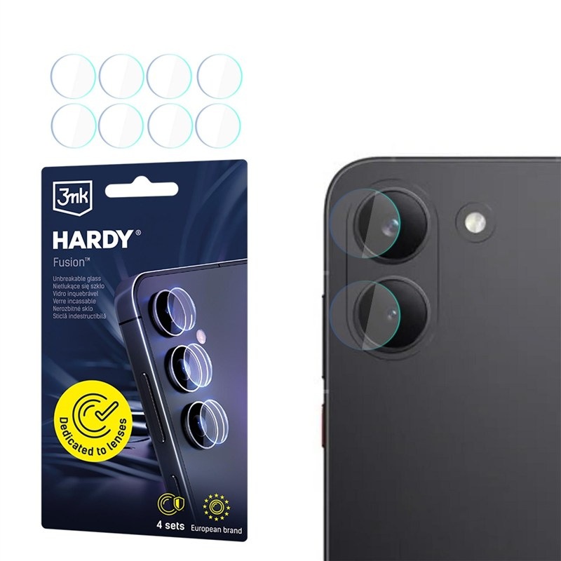 Ochranné sklo čočky fotoaparátu 3mk POCO X8 Pro Hardy Fusion Lens Protection, průhledná