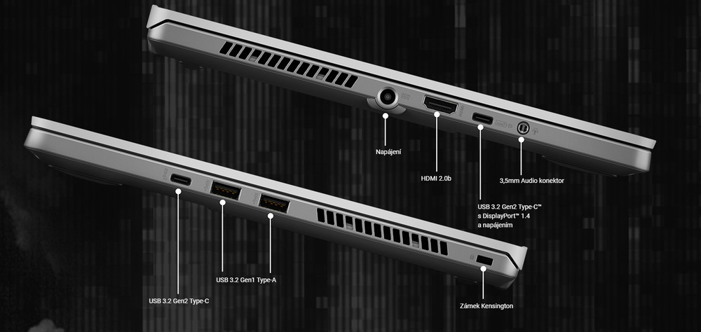 Notebook Asus ROG Zephyrus G14 (GA401QM-AniMe024T) šedý