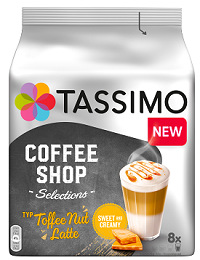 Kapsle pro espressa Tassimo Toffee Nut Latte 268 g Kapsle pro espressa Tassimo Toffee Nut Latte 268 g
