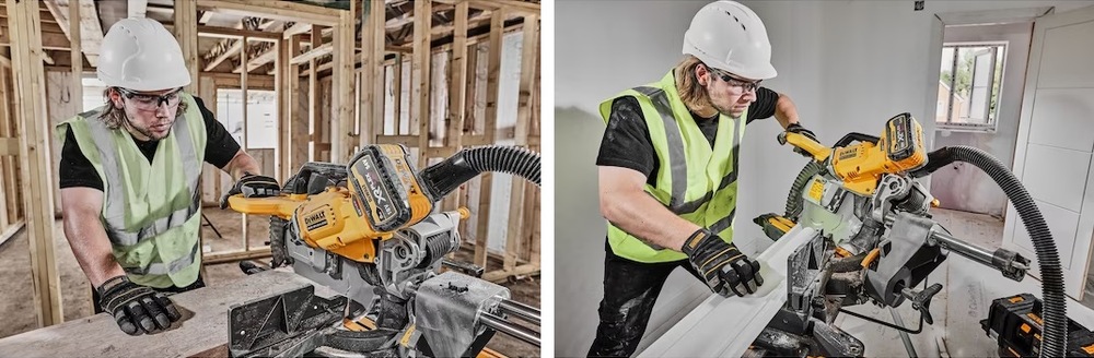 Pila pokosová Dewalt 54V XR Flexvolt DCS781X2 (s baterií) Pila pokosová Dewalt 54V XR Flexvolt DCS781X2 (s baterií)