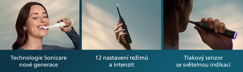 Set zubních kartáčků Philips HX7429/02 Sonicare 7100