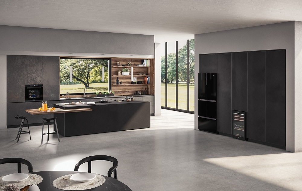 Indukční varná deska s odsáváním Haier I-Dual Series 6 HAIH8IFMCF, recirkulace černá
