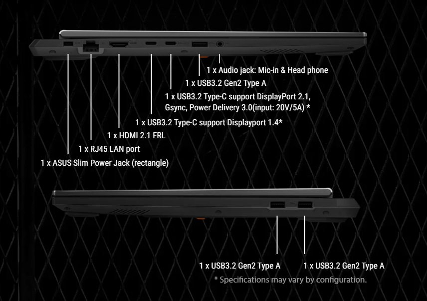 Portátil Asus TUF Gaming A16 gris