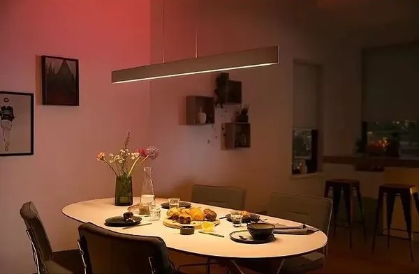 Závěsné svítidlo Philips Hue Ensis White and Color Ambiance bílé