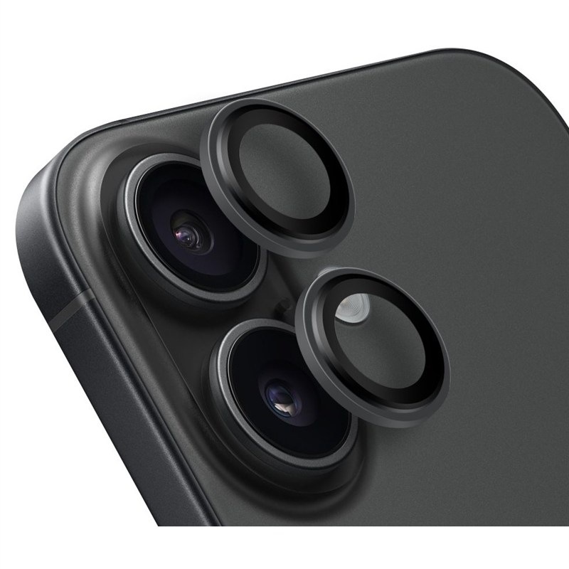 Ochranné sklo čočky fotoaparátu Obal:Me na Apple iPhone 17 - černé