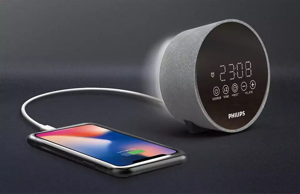Radiobudík Philips TADR402 šedý Philips TADR402