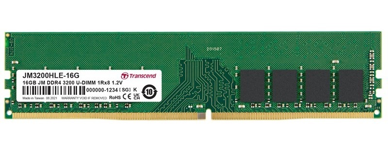 Operační paměť Transcend JetRam 16GB DDR4 3200MHz CL22