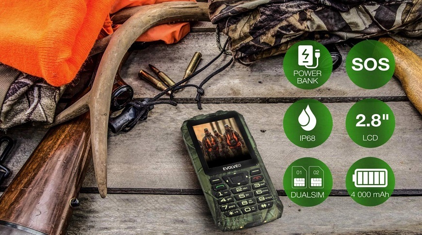 Mobilní telefon Evolveo StrongPhone Z6 zelený