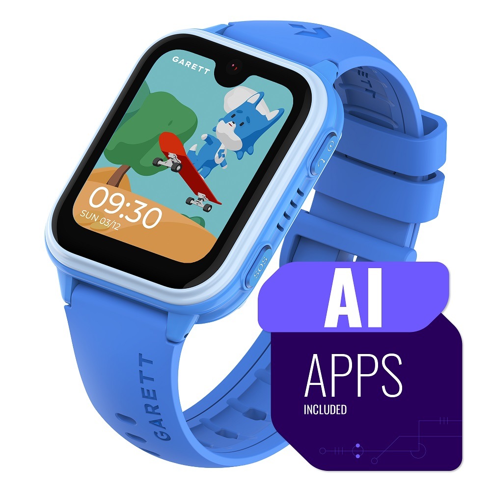Chytré hodinky Garett Kids Vibe AI 4G modré Chytré hodinky Garett Smartwatch Kids Vibe AI 4G