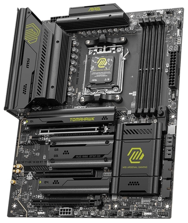 Základní deska MSI MAG X870E TOMAHAWK WIFI AMD AM5, ATX, černá barva