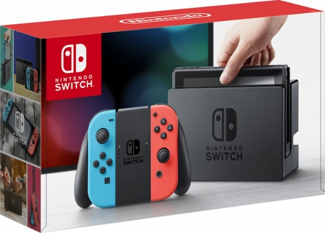 Herní konzole Nintendo Switch s Joy-Con červená/modrá