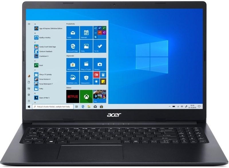 Notebook Acer Aspire 3 (A315-34-P2B9) + Microsoft 365 pro jednotlivce černý