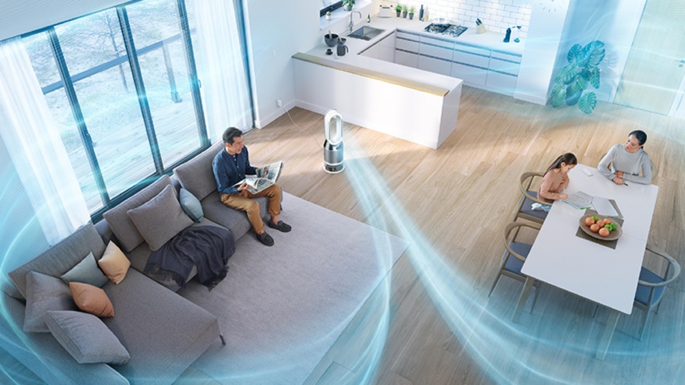 Čistička vzduchu Dyson Purifier Humidify + Cool AutoReact PH3A stříbrný