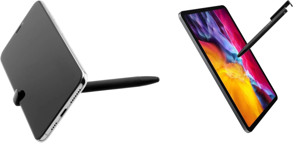 Stylus FIXED Pen 3v1, propiska a stojánek černý/hliník FIXED Pen 3 v 1