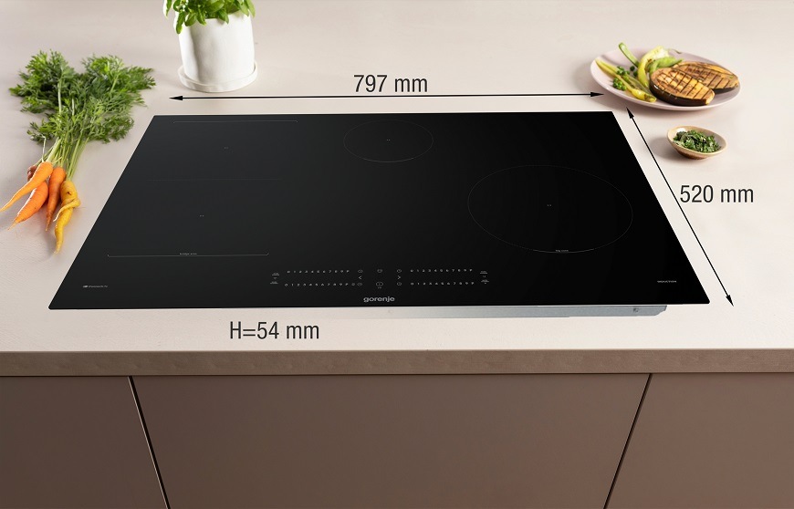 Indukční varná deska Gorenje GI8432BSCWF, černá, Varná deska Gorenje automaticky detekuje hrnce na všech varných zónách