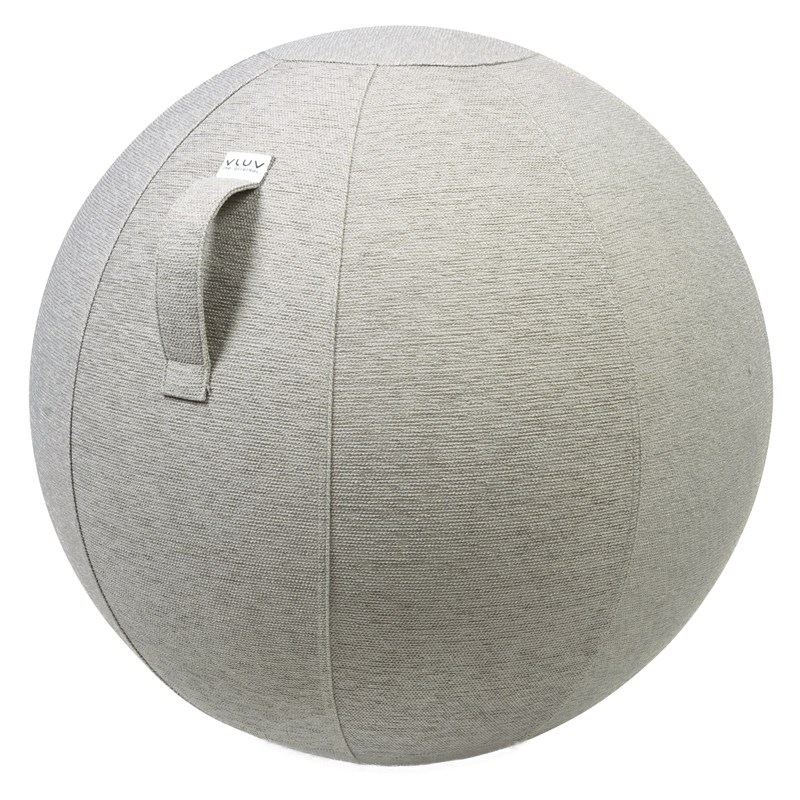 Sedací míč VLUV Bol Stov 60–65 cm Concrete, grafitová barva.